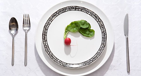 Eating three meals like a difficult person. 