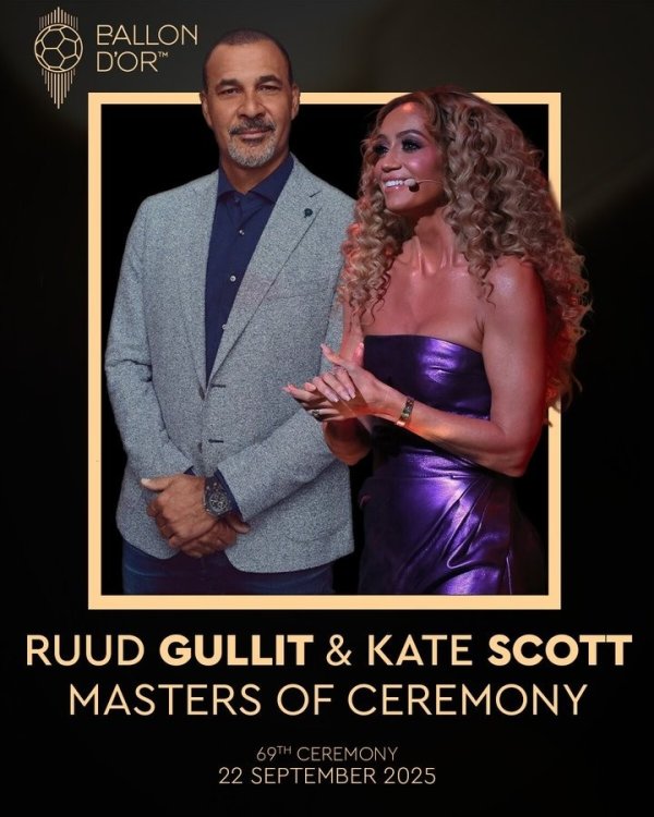 Official: Gulit and Kate Scott will serve as hosts of the 2025 Golden Globe Awards Ceremony