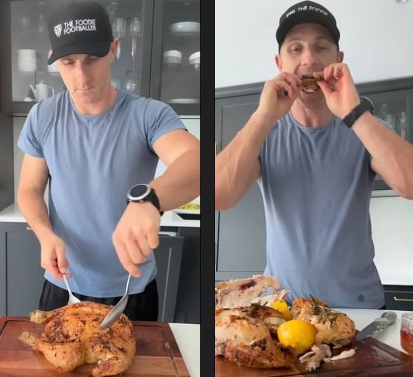 Transformation! Post: A Premier League player has transformed into a food anchor after retirement, with more than 68,000 fans