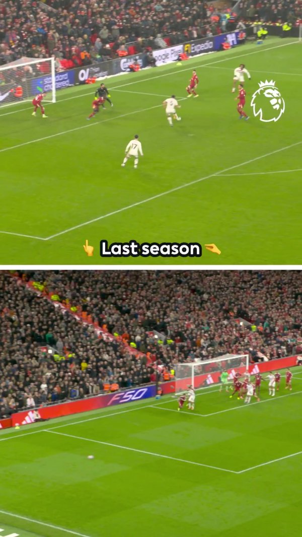 Redemption! Premier League official comparison: Maguire missed the winner against Liverpool last season and now wins