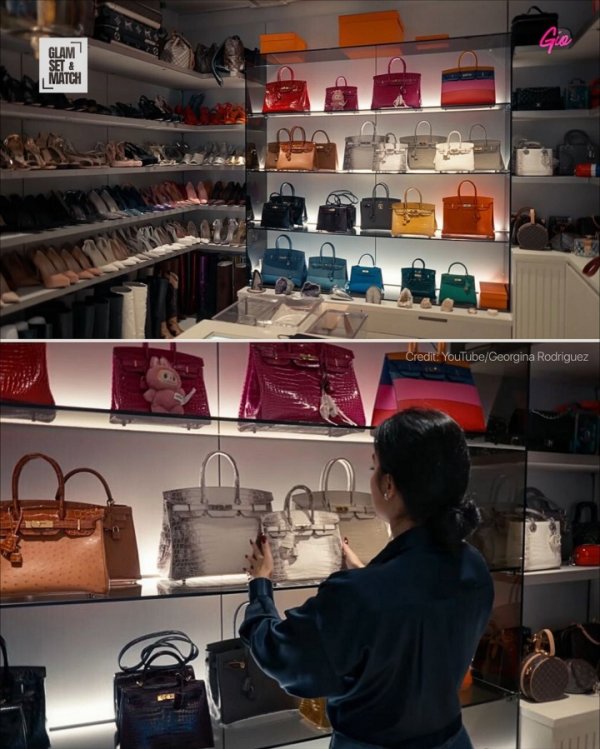 Cristiano Ronaldo is just 3 days’ salary... Georgina reveals private luxury dressing room with a total value of US$1.8 million